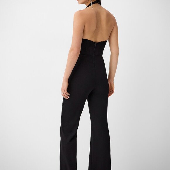 NWT Bustier Halter Jumpsuit - Picture 2 of 3